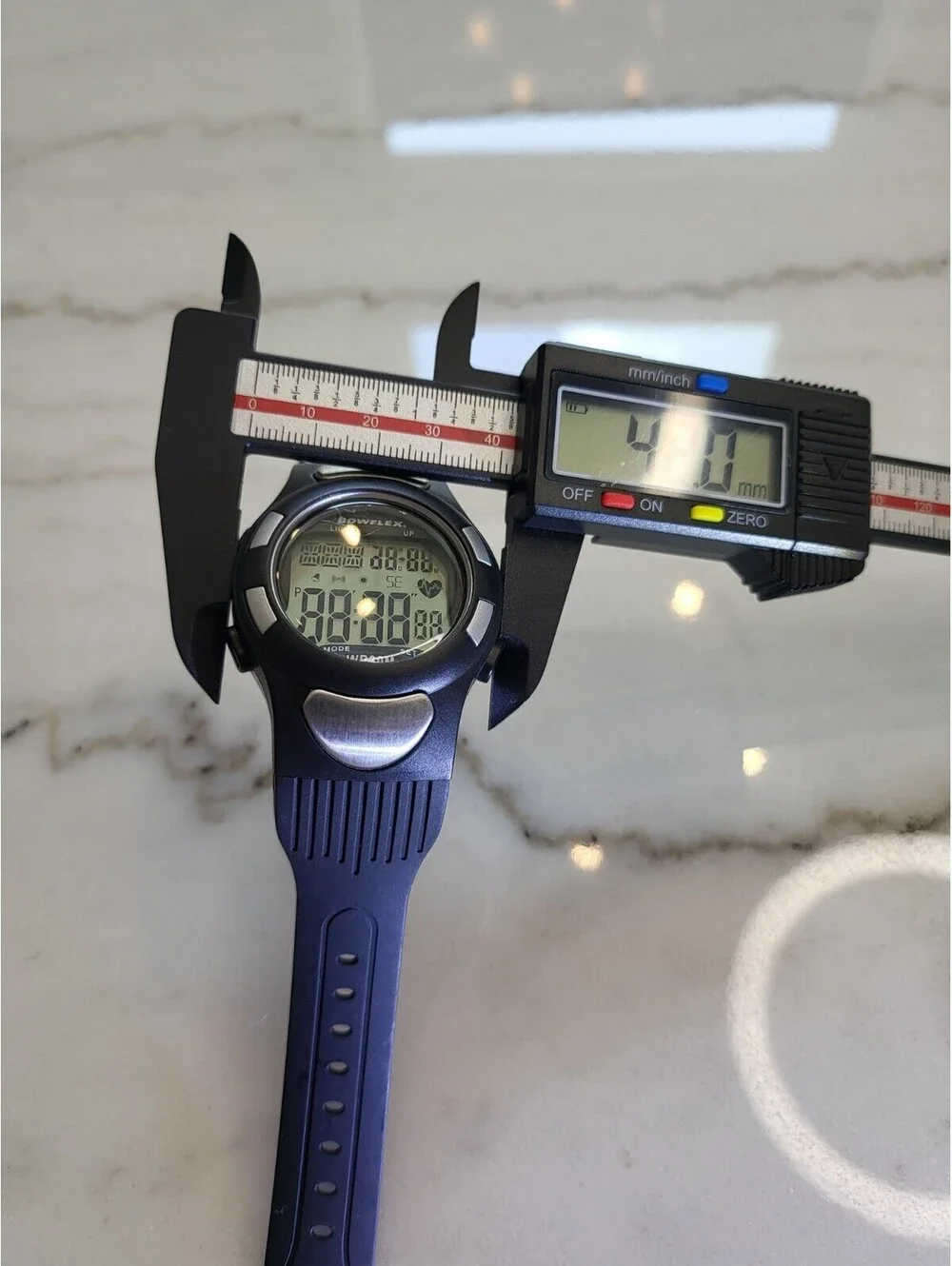 Men’s Bowflex Digital Watch Working 42mm New Battery EUC 8.25